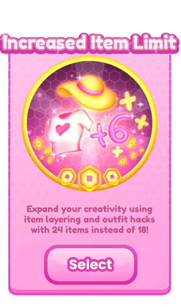 Increased Item Limit..